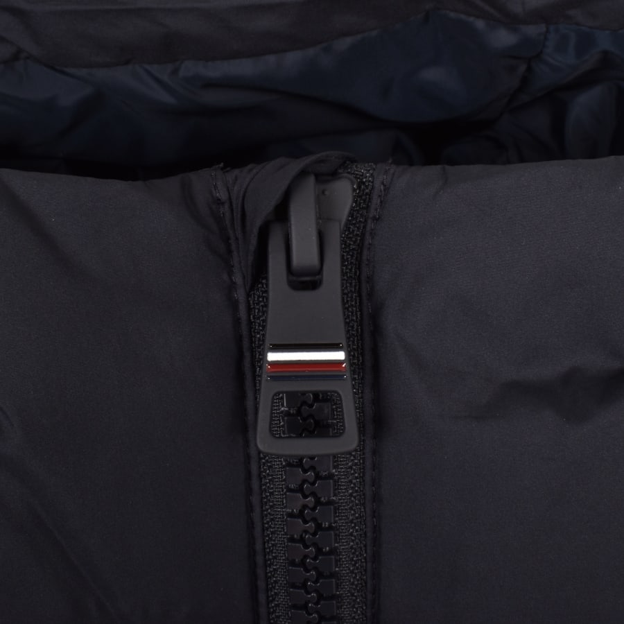 Tommy Hilfiger Quilted Down Parka Coat Navy
